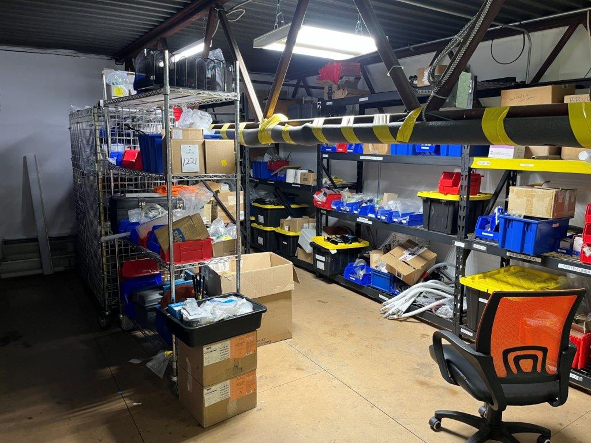 Contents of Maintenance Room and Mezzanine