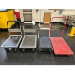 (4) Assorted Platform Carts