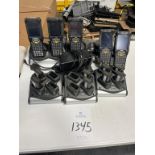 (5) Symbol MC92ND Barcode Scanners, with Spare Batteries and Chargers