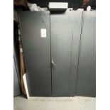 Quantum 2-Door Storage Cabinet with Contents of Assorted Fasteners and Misc.