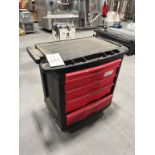 Rubbermaid Mobile Plastic 5-Drawer Tool Cabinet