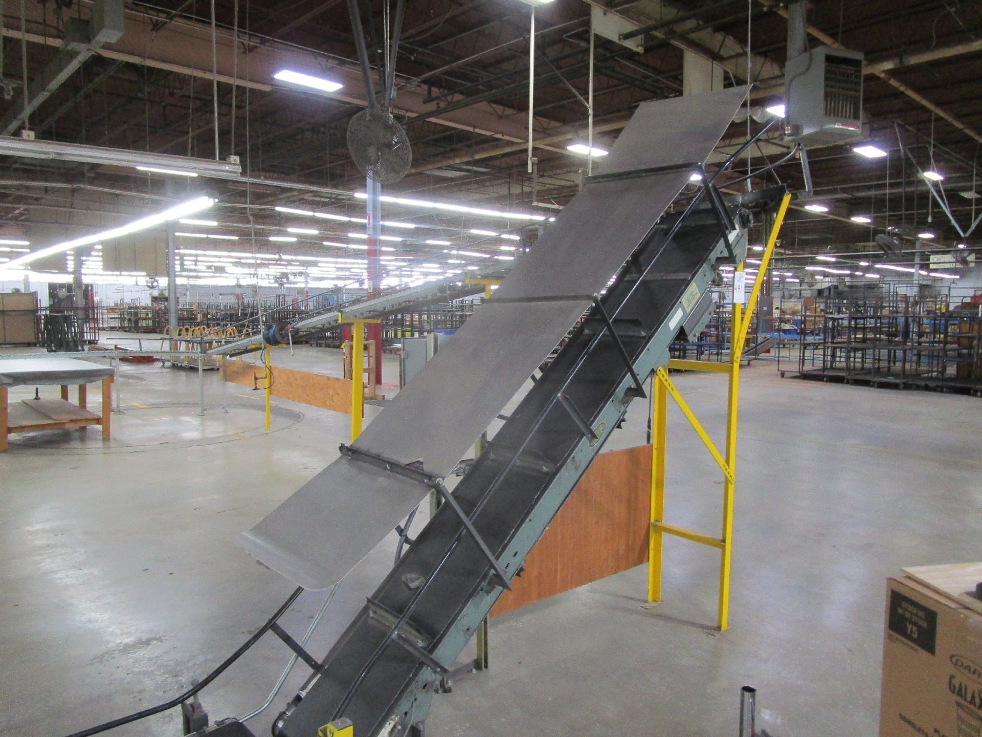 Hytrol Powered Conveyor System Throughout Sewing Department