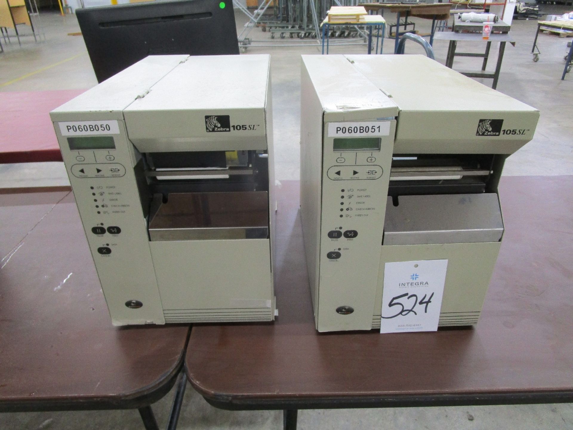 (2) Zebra 105SL Label Printers