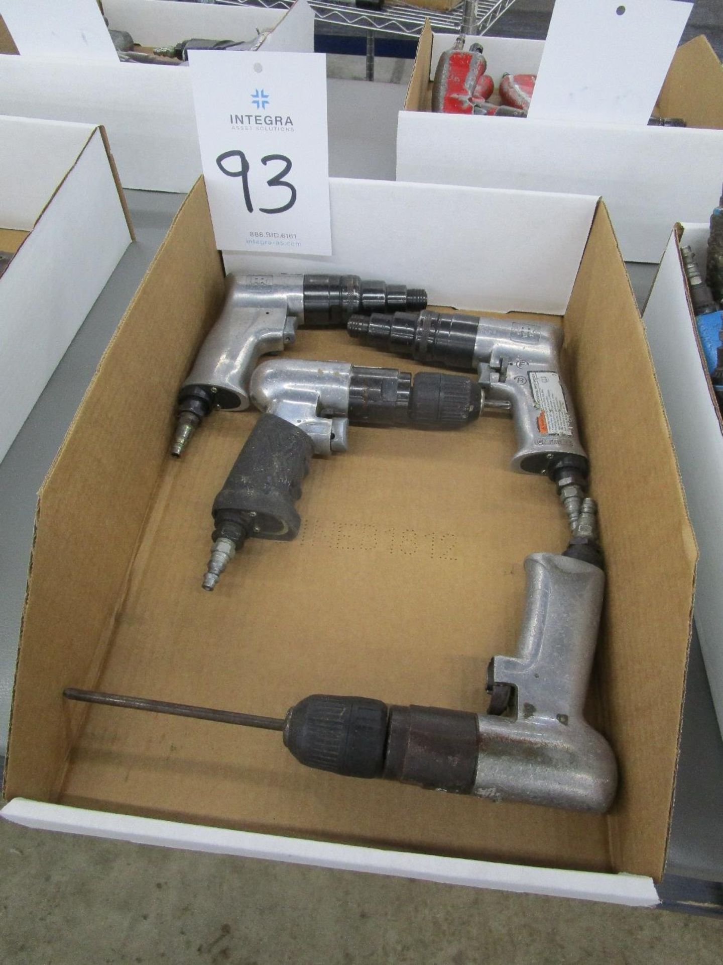 (4) Ingersoll Rand Pneumatic Pistol Grip Drills