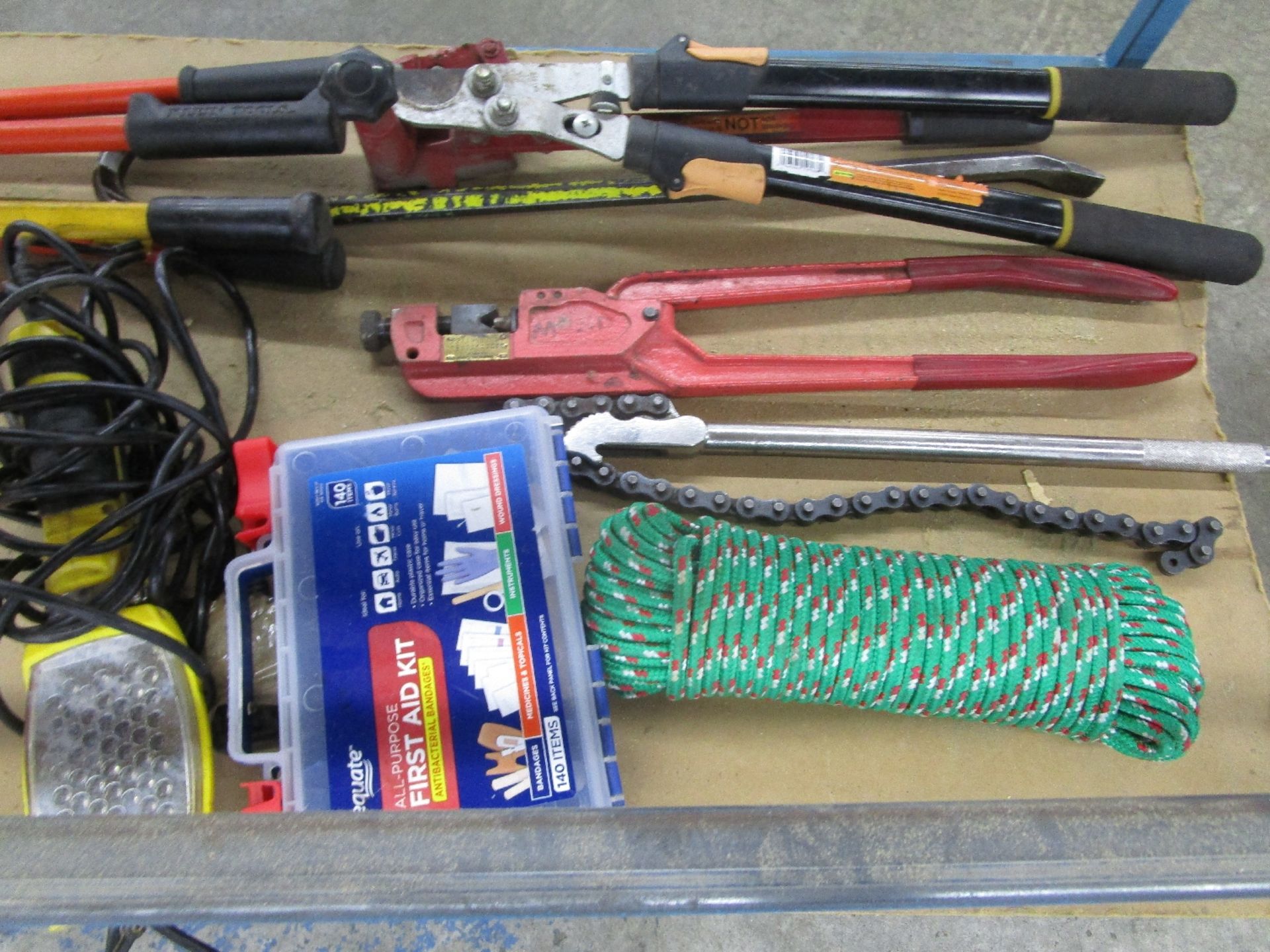 Lot of Assorted Hand Tools with Cart - Image 4 of 5