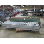 Lot of Assorted Roller Conveyors