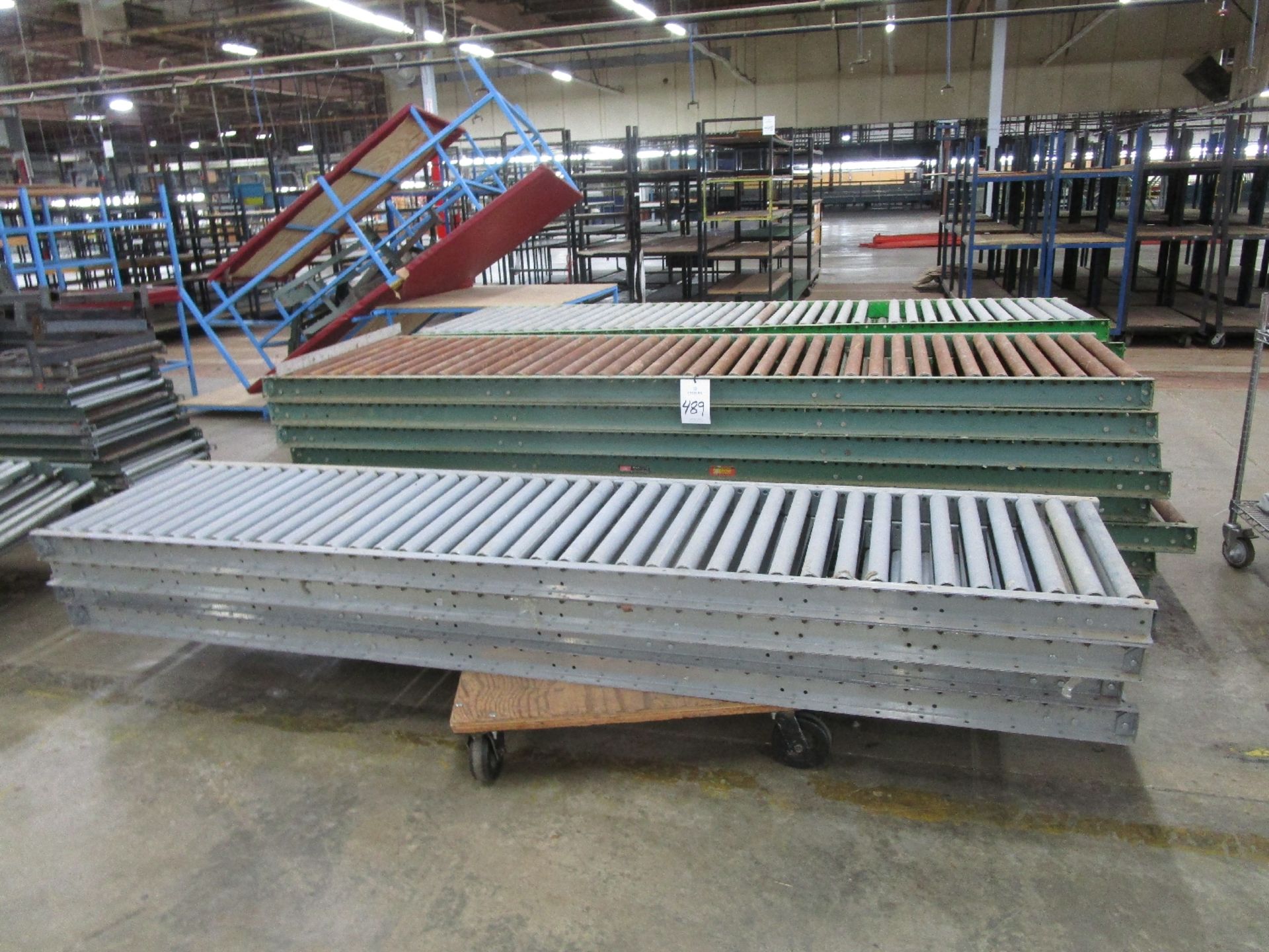 Lot of Assorted Roller Conveyors