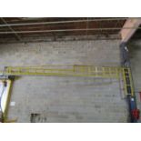 Material Handling Systems 600-Lb. Post Mounted Jib Crane