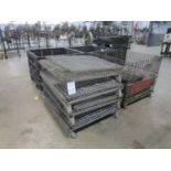 48" x 42" Collapsible Wire Bins and Uline Poly Bins