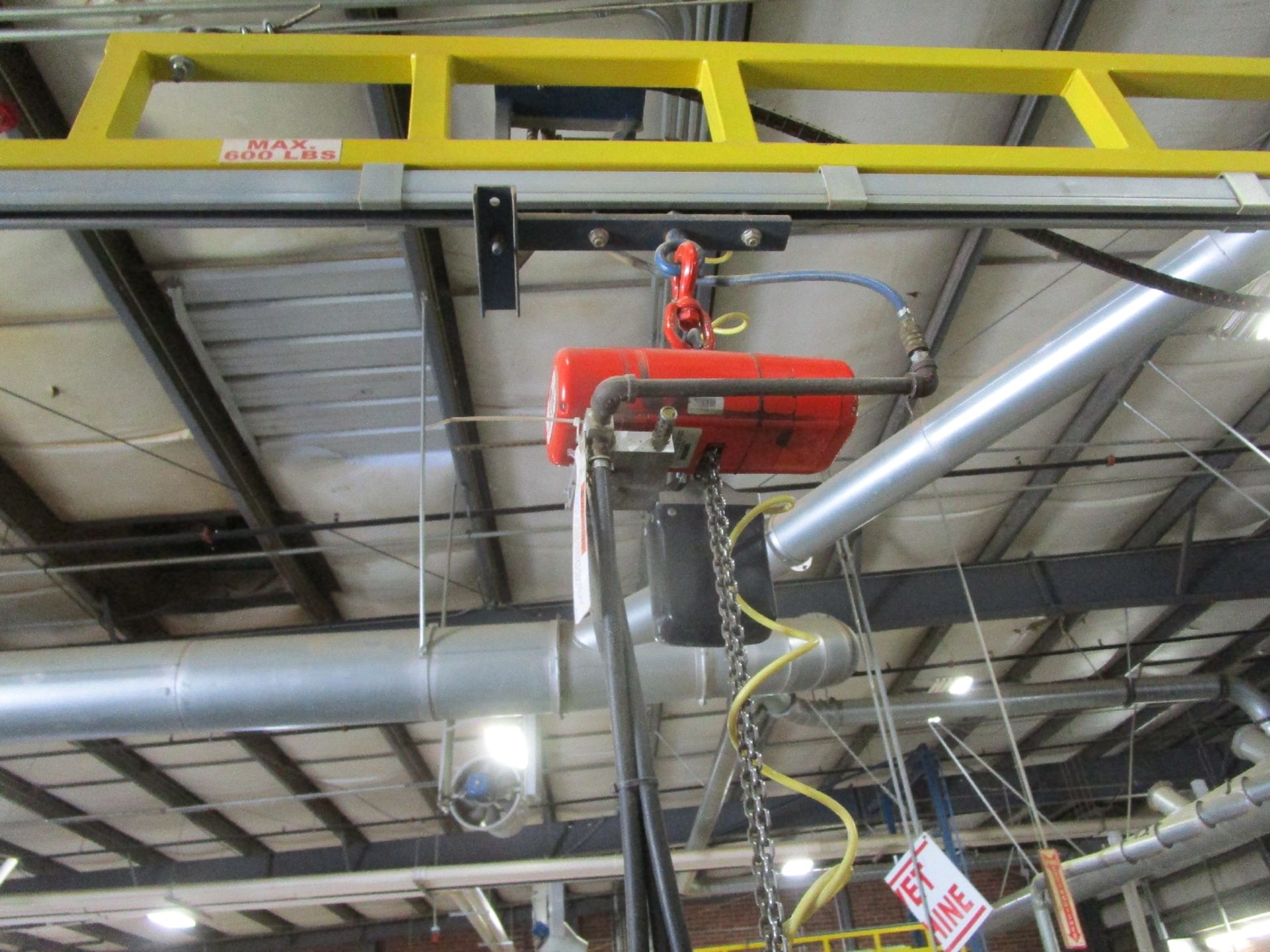 Material Handling Systems 600-Lb. Post Mounted Jib Crane - Image 2 of 2