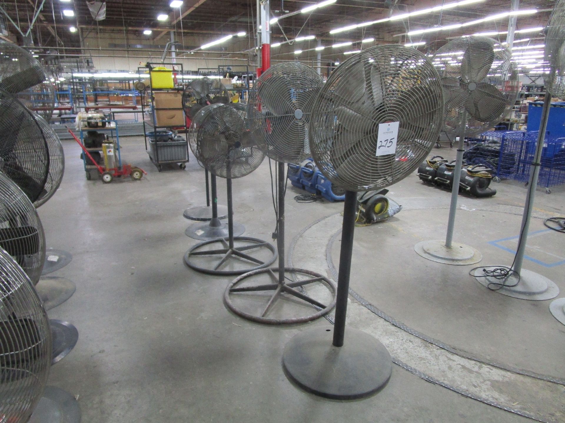 (5) 24" Pedestal Fans