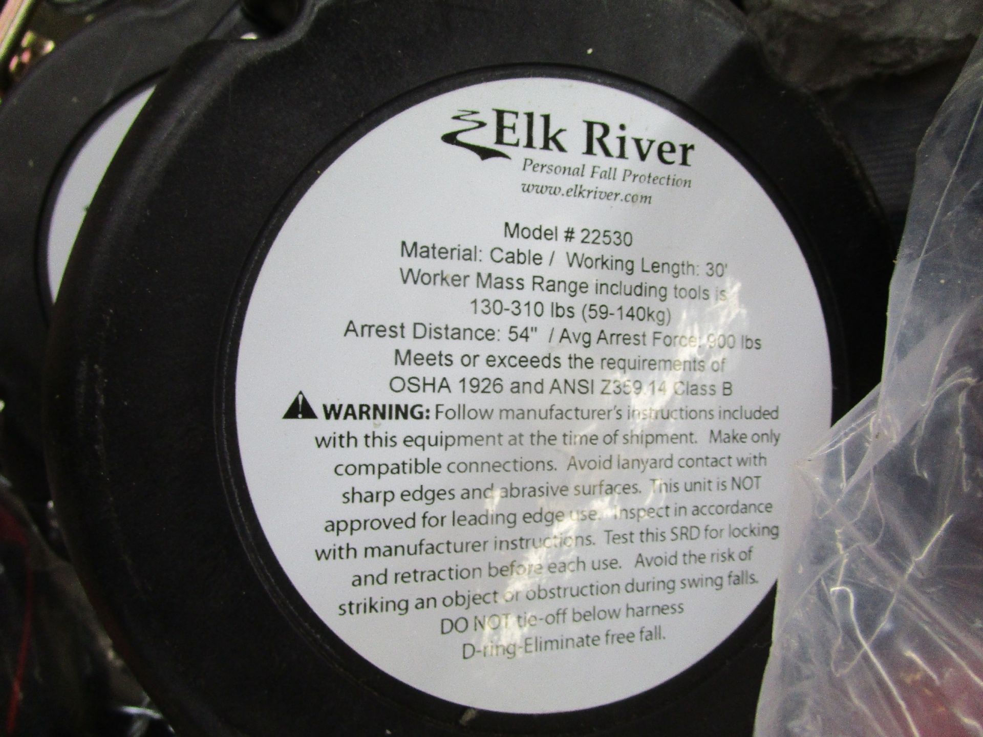 (5) Elk River 22530 30' Retractable Safety Cables - Image 2 of 3