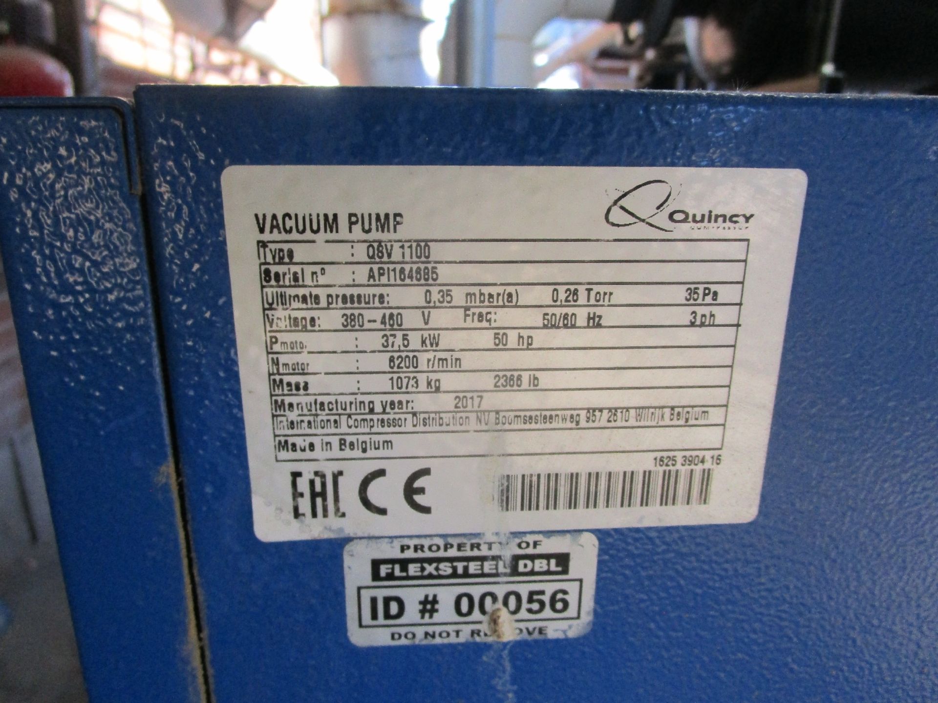 Quincy QSV 1100 50-HP Vacuum Pump - Image 3 of 3