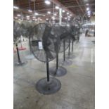 (5) Chicago Electric 30" Pedestal Fans