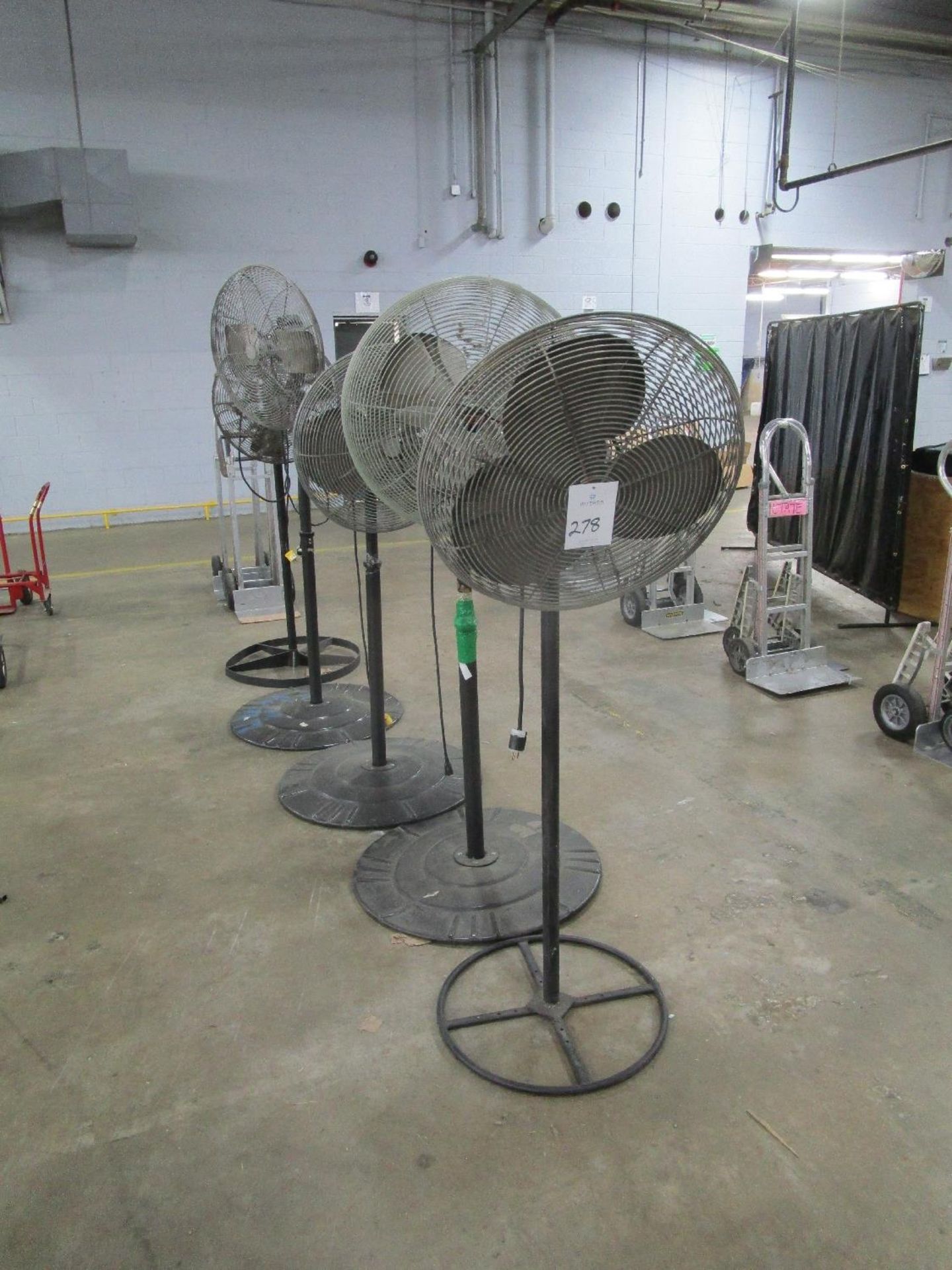 (5) 24" Pedestal Fans