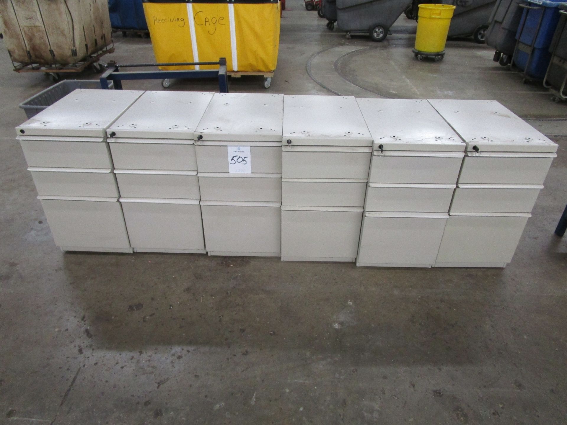 Lot of (6) File Cabinets