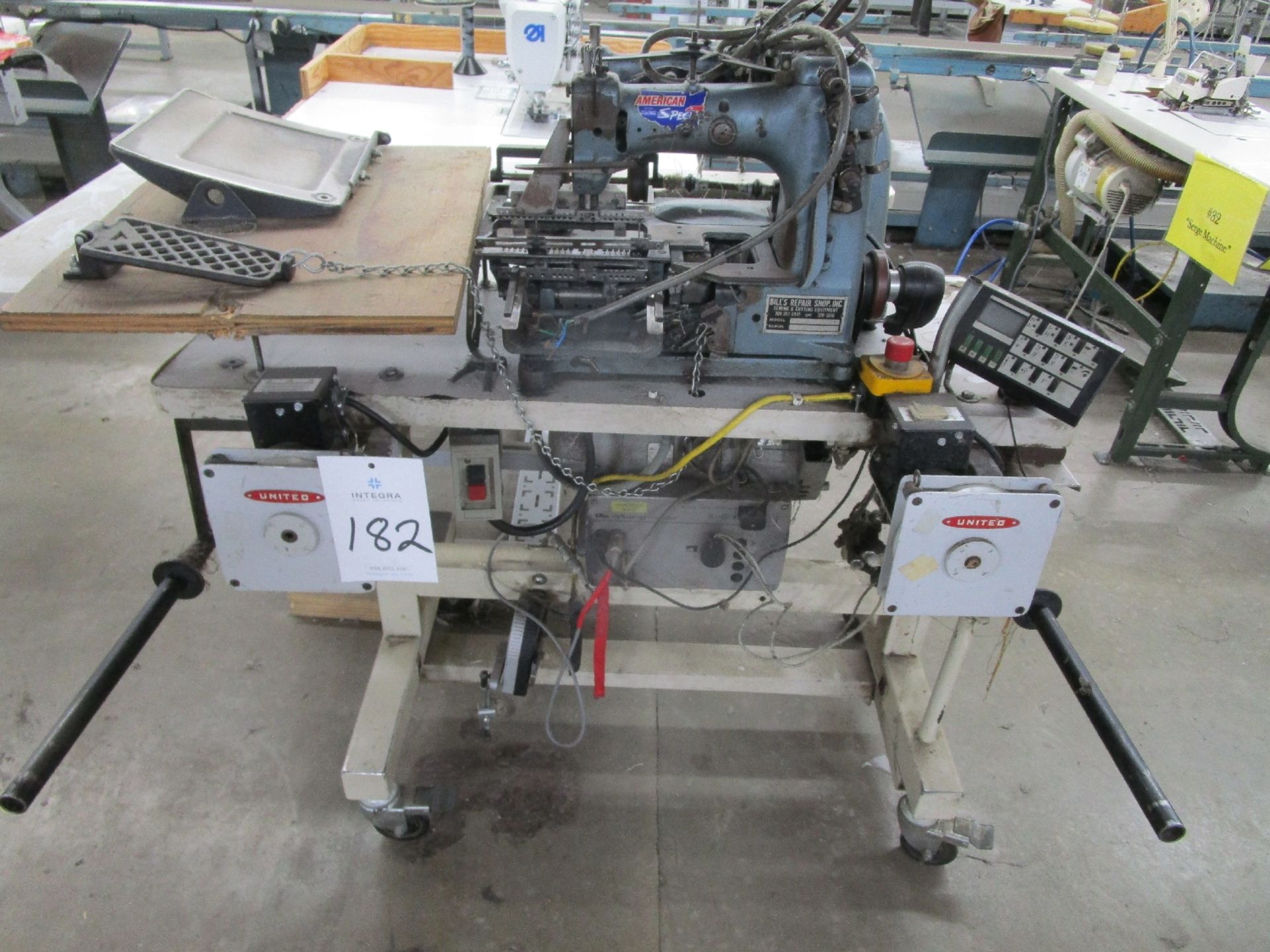 (2) Sewing Machines AS600 with Elka Varistop controls