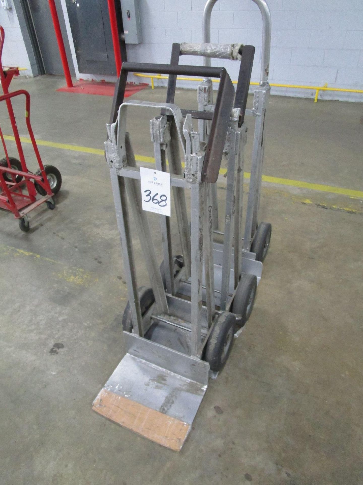 (3) Straight Back Aluminun Hand Trucks