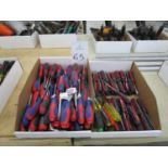 Lot of Slotted Screwdrivers
