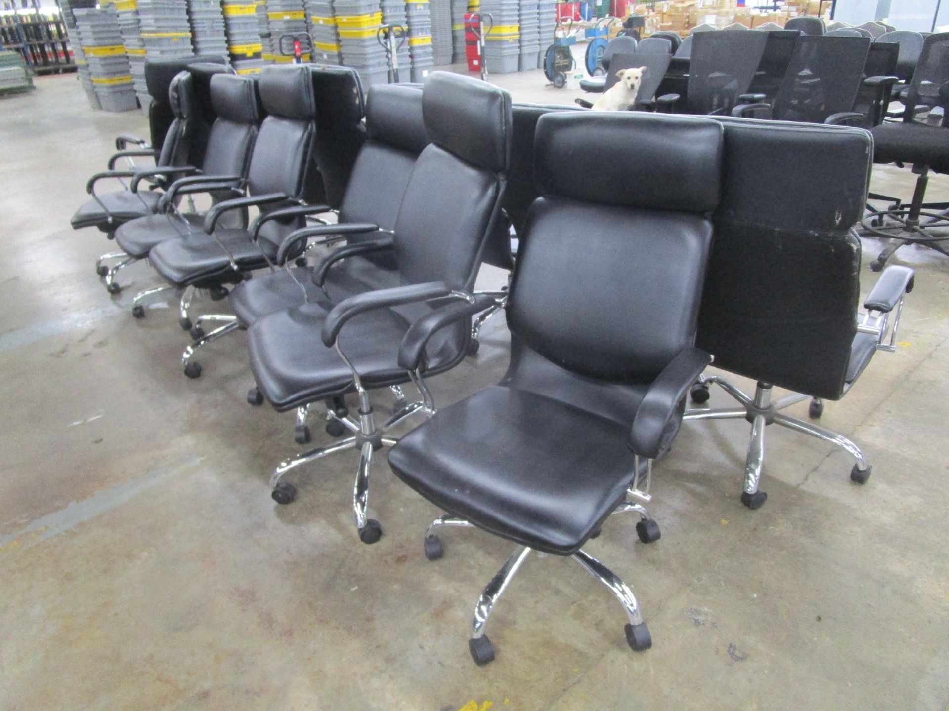 Lot of (8) Office Chairs - Image 2 of 3
