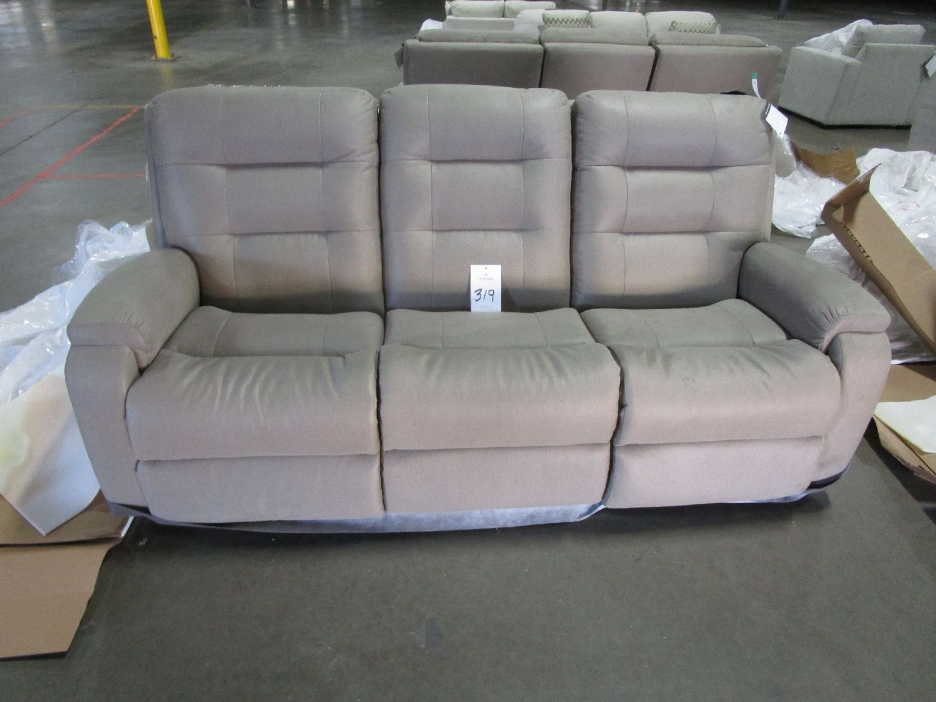 Flexsteel 2810-02 Leather Sofa Recliner