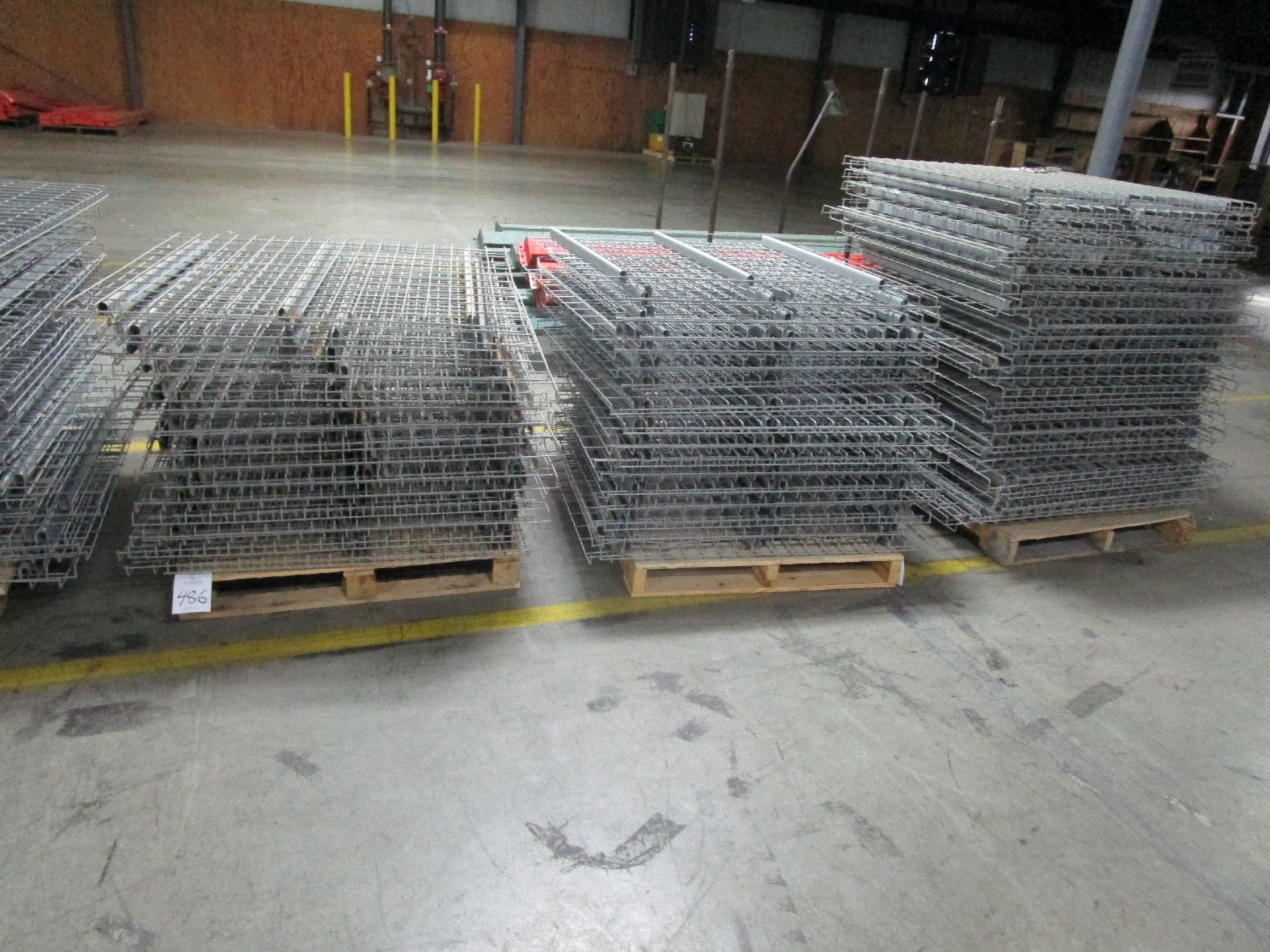 (3) Pallets of 47" Metal Wire Decking