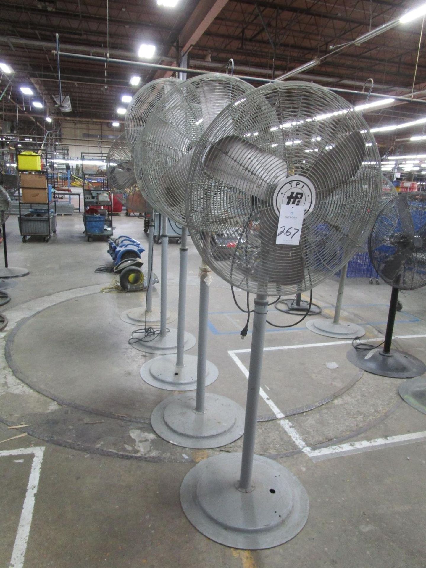 (5) TPI 30" Pedestal Fans