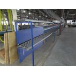 (2) Double Tier Roller Conveyors Approx. 100'L x 24"W'