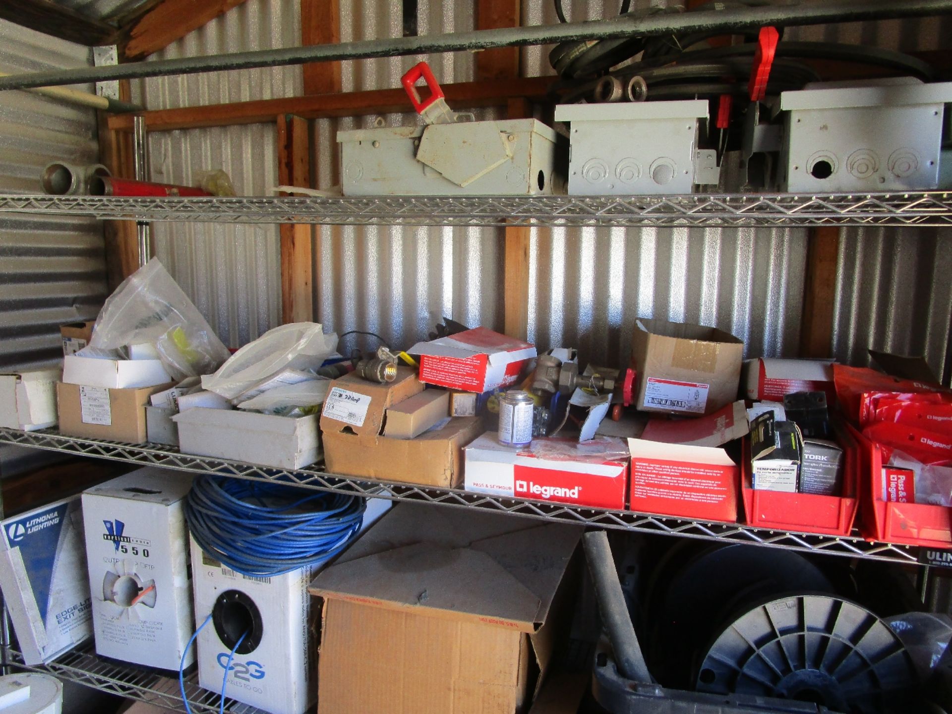 10' x 10' Corrugated Metal Storage Shed with Contents - Image 5 of 5