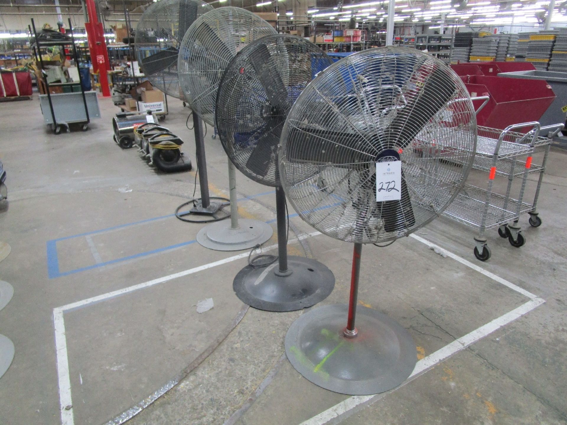 (4) 30" Pedestal Fans