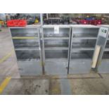 Lot of (3) Metal Cabinets