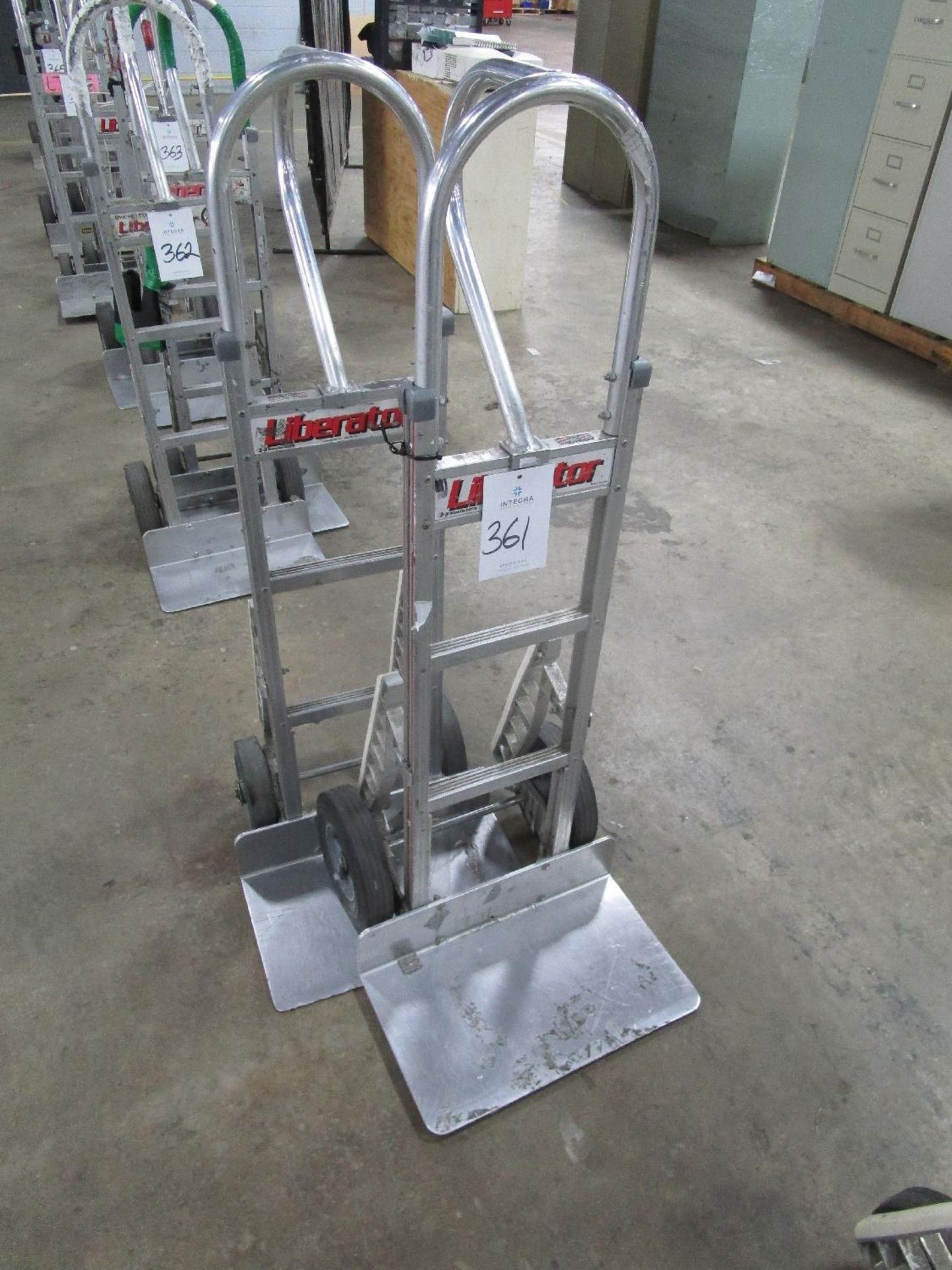 (2) B&P Manufacturing Liberator 500-Lb Capacity Aluminum Hand Trucks