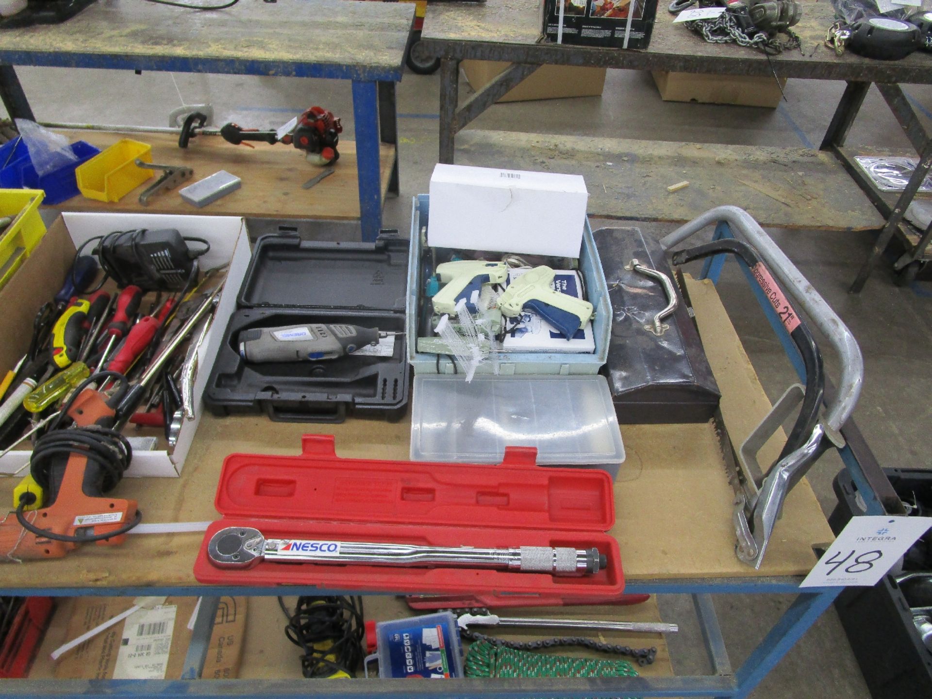 Lot of Assorted Hand Tools with Cart - Image 3 of 5