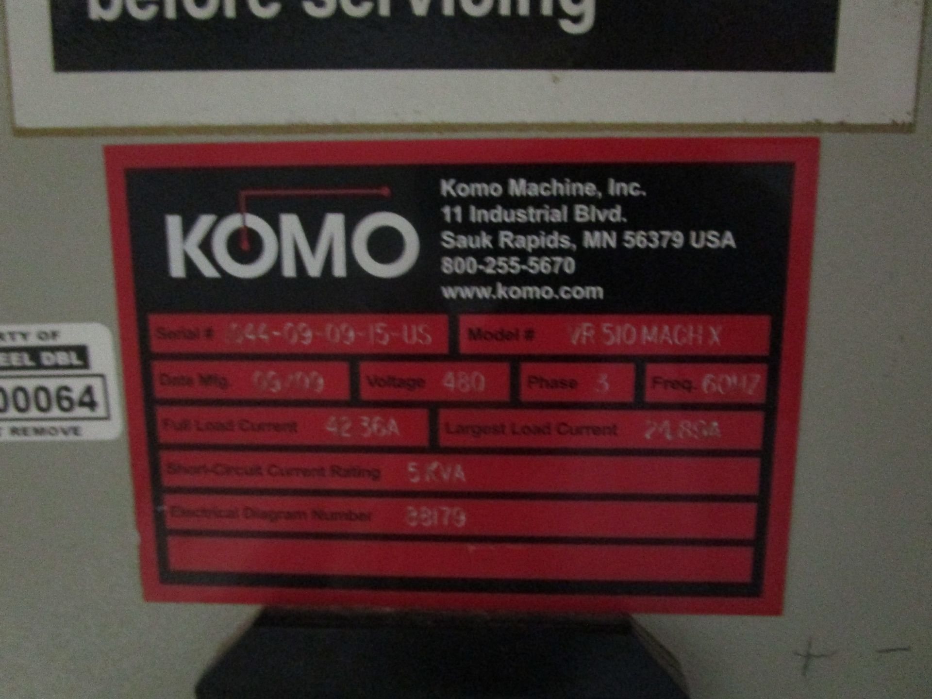 Komo VR 510 Mach Xtreme CNC Router - Bild 6 aus 9