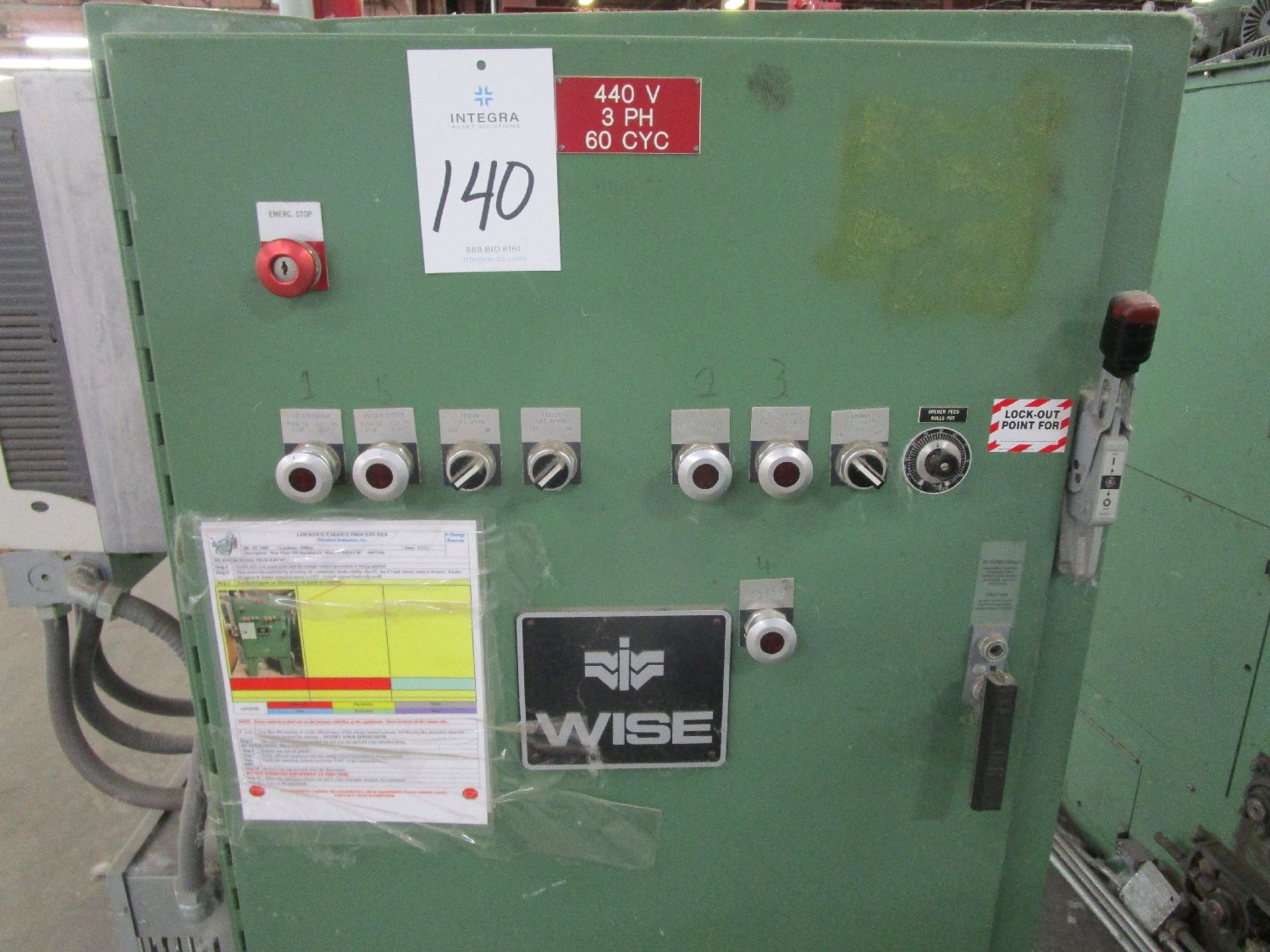 Wise Industries WK4 x 36" Fiber Fill Machine - Image 5 of 6