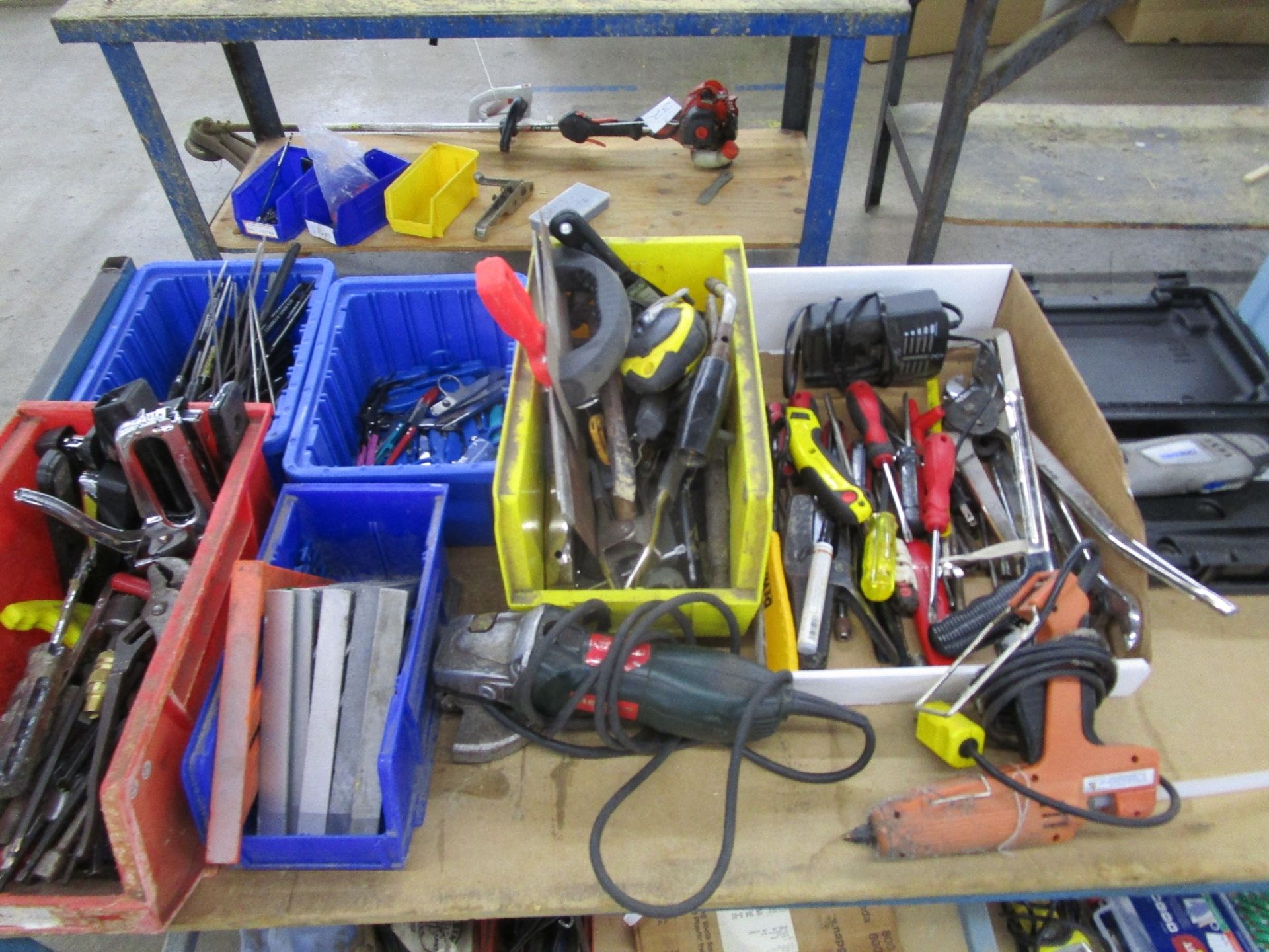 Lot of Assorted Hand Tools with Cart - Image 2 of 5