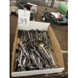 Lot of Assorted Combination Wrenches with Hex Drives