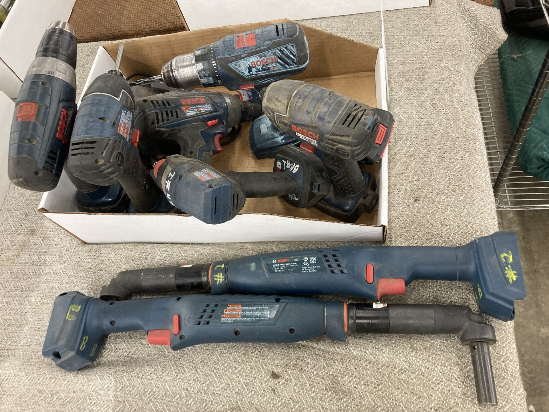 (2) Bosch 40-220 Angle Exact Ion 18 Volt Cordless Wrenches - Image 2 of 3