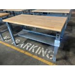 Uline Wood Top Work Bench 60" x 30"