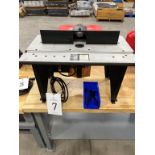 Chicago Electric 95380 Benchtop Router Table with 1 3/4 hp. Router