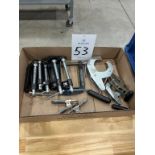 Lot of Assorted C-Clamps and Misc.