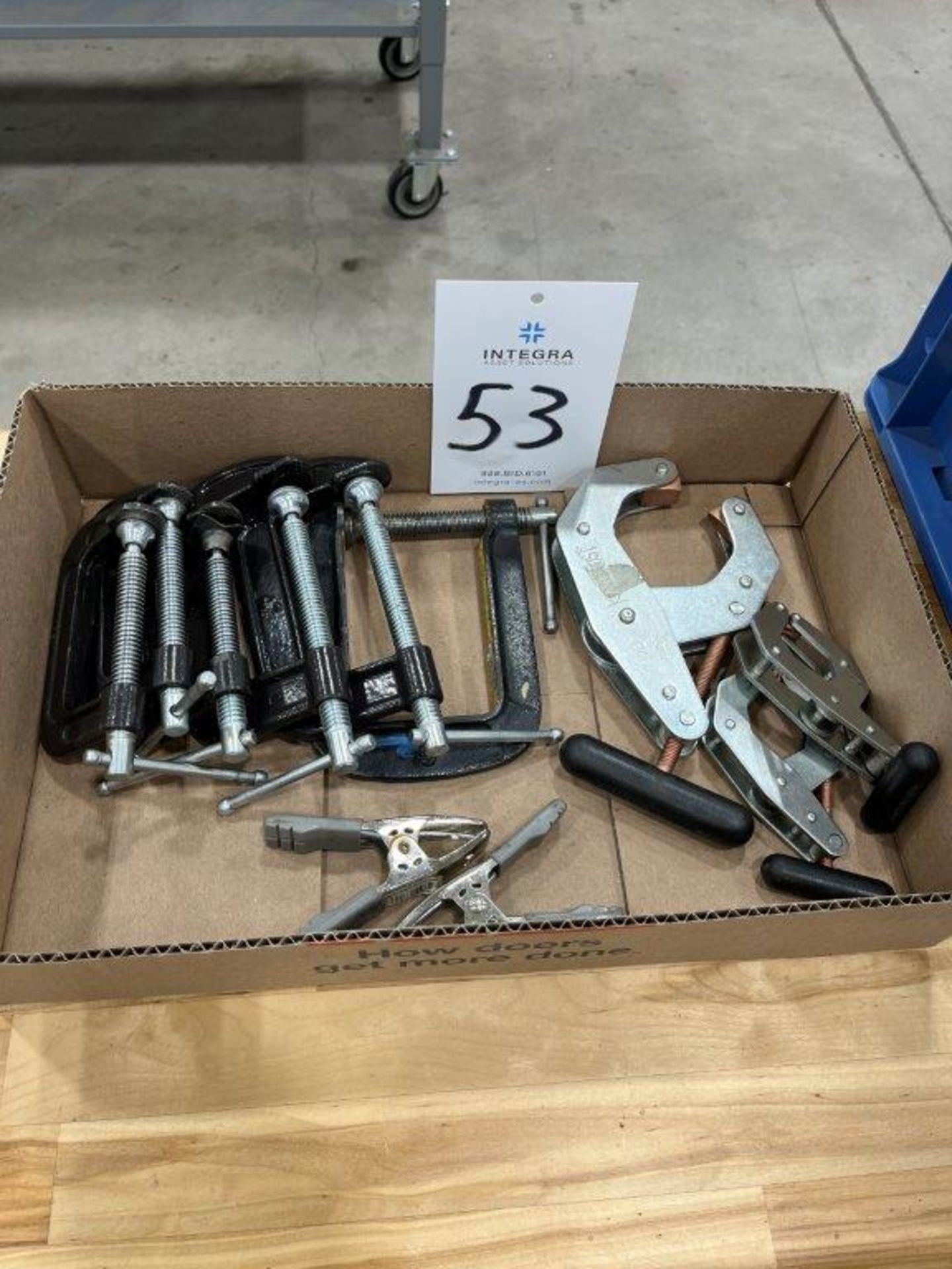 Lot of Assorted C-Clamps and Misc.