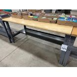 Uline Wood Top Work Bench 72" x 36"