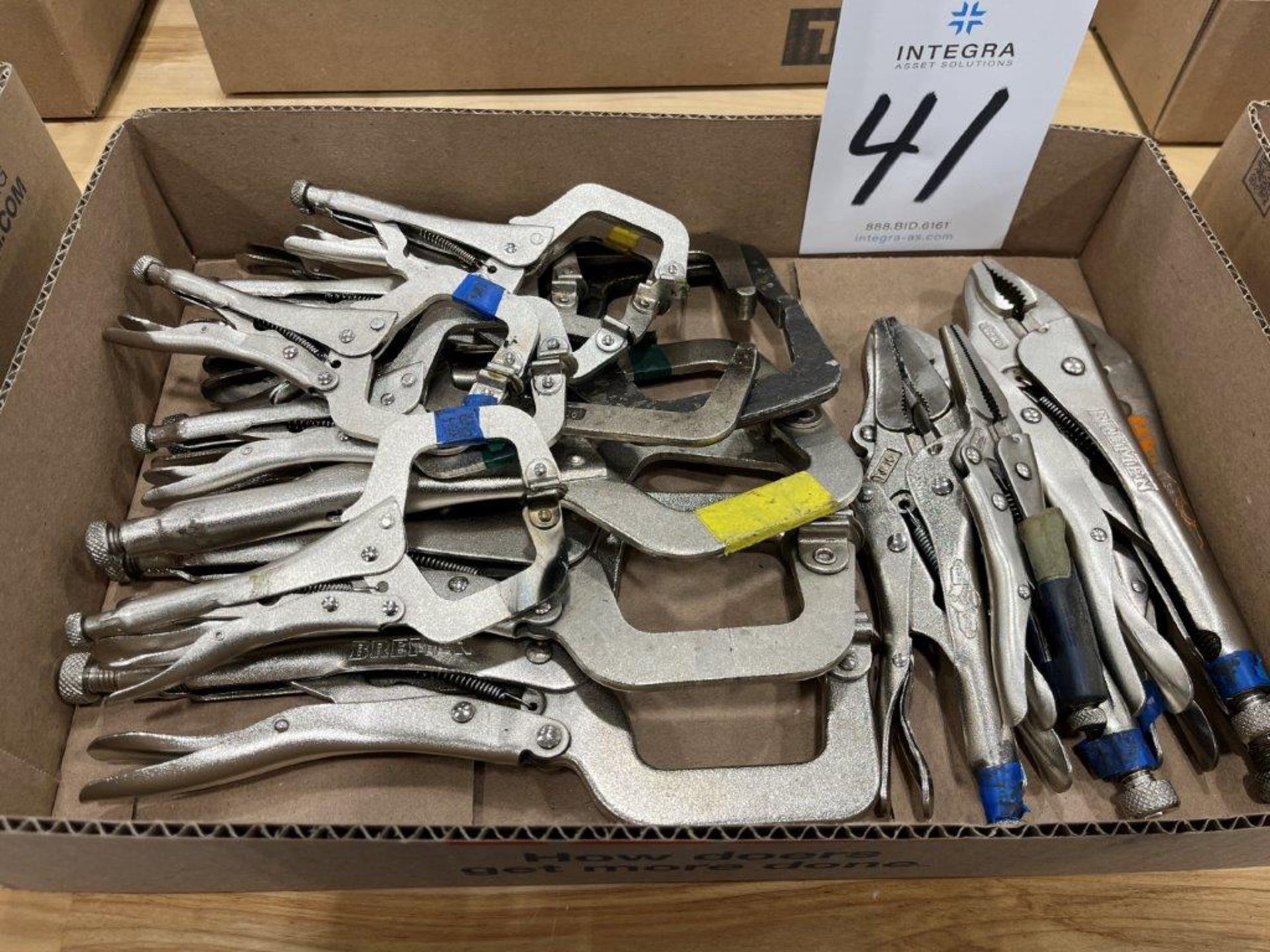 Lot of Assorted Vise Grip and Welding Clamps