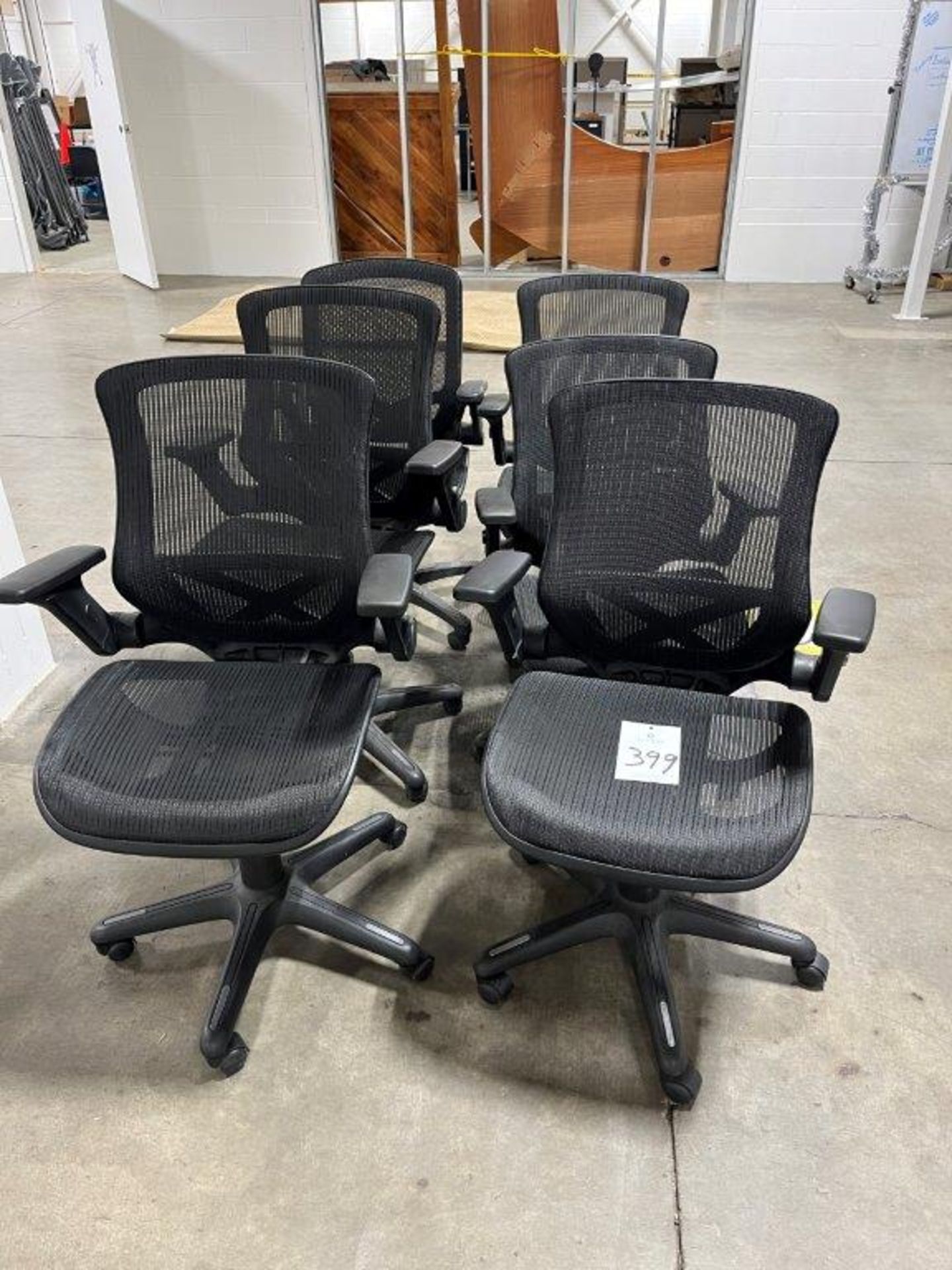 (6) High Back Caster Office Chairs