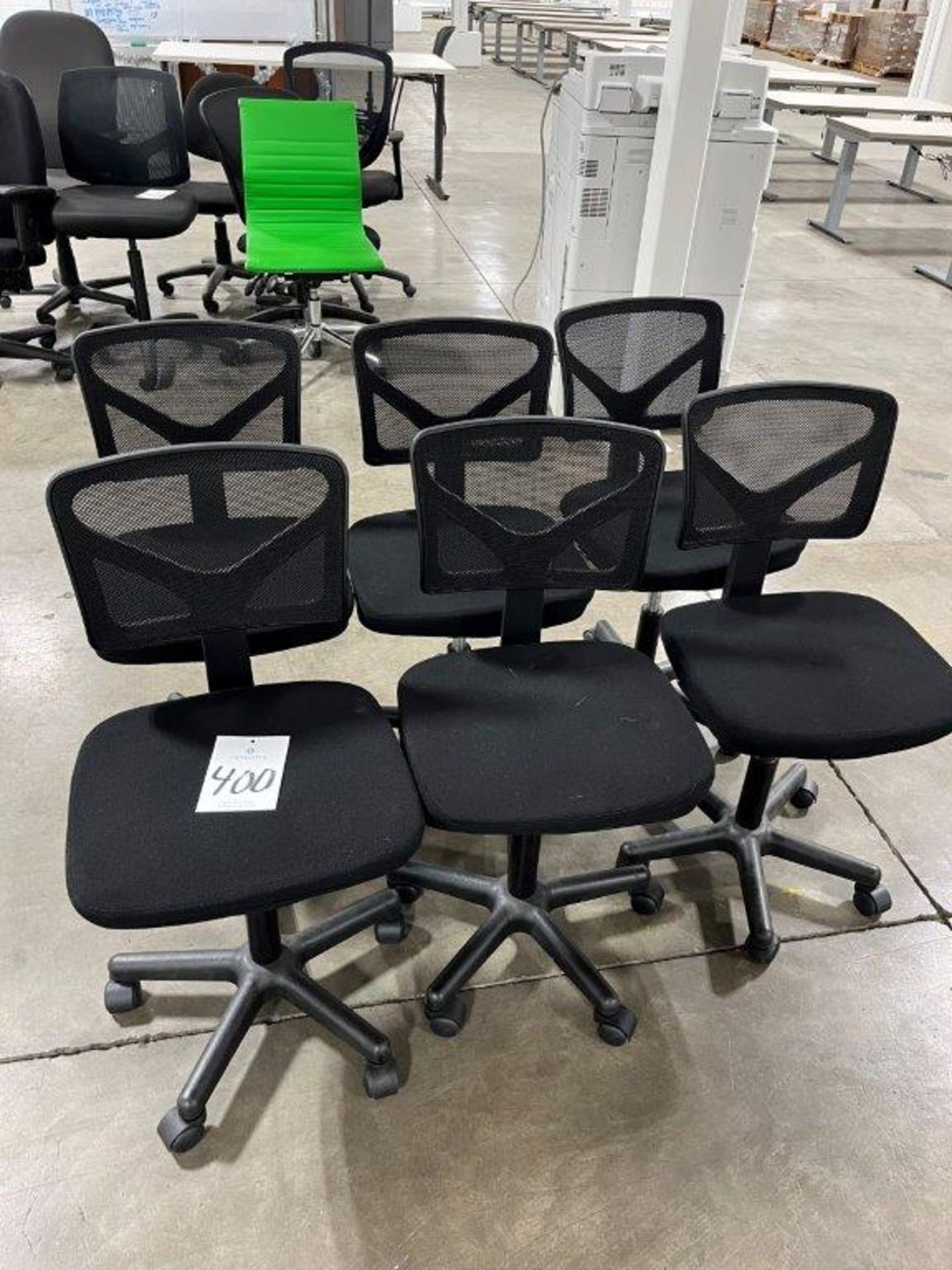 (6) High Back Caster Office Chairs