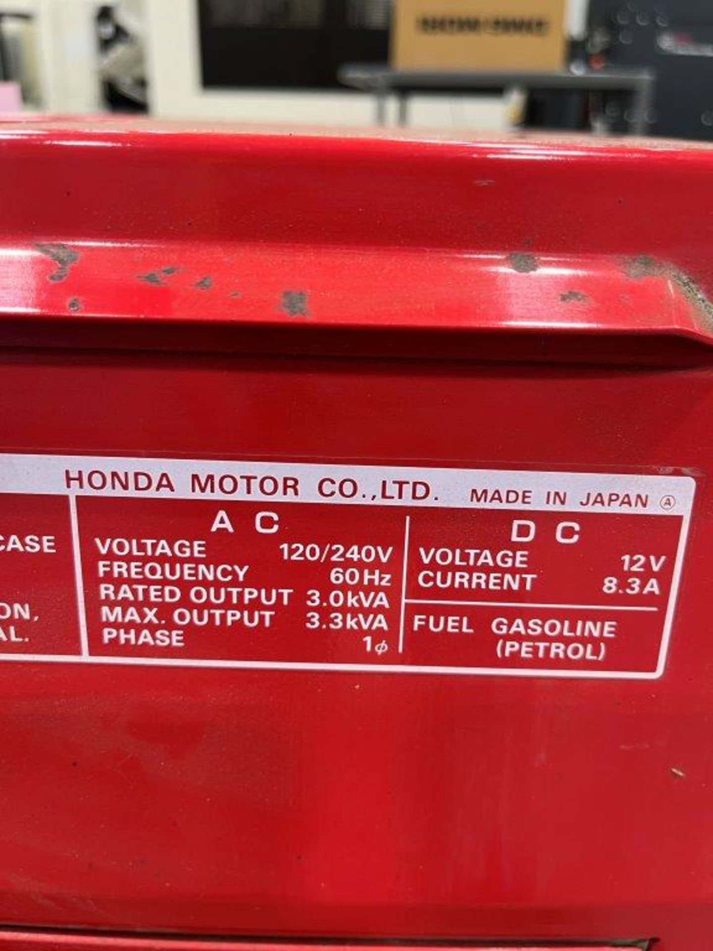 Honda Ex 3300 Gas Powered Generator - Image 3 of 3