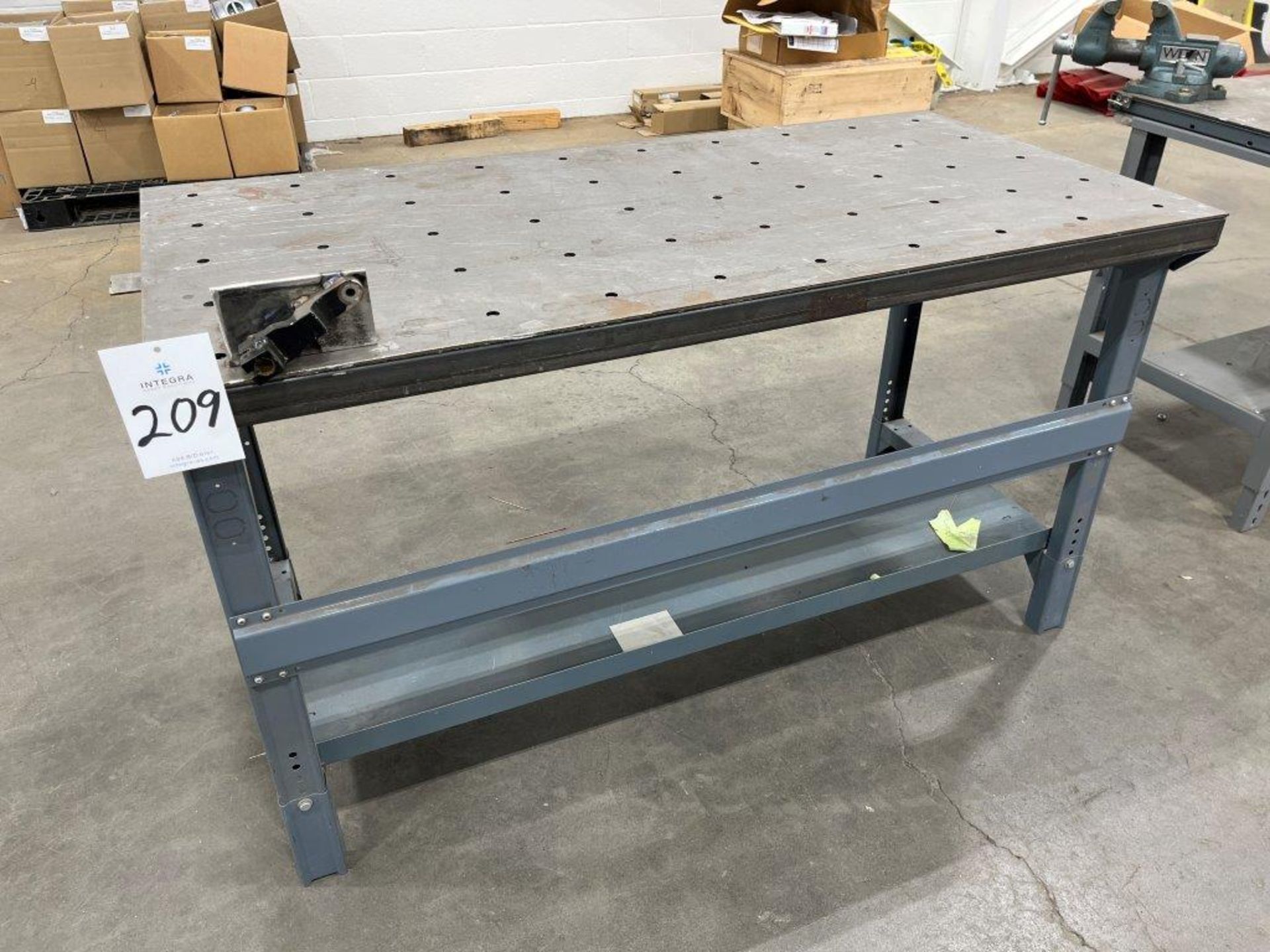 Steel Top Table, 60" x 30" x 1/4"