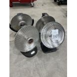 (4) Heat Dish Electric Space Heaters