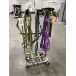 Rack with Assorted Lifting Straps